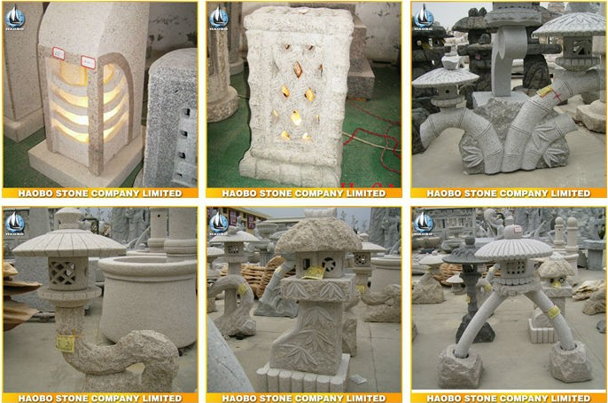Hot Sale Garden Granite Chinese Stone Lantern 