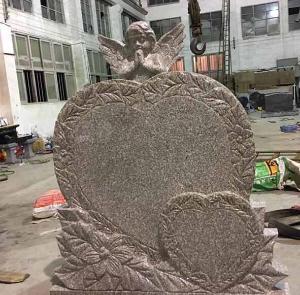 Heart Shaped Granite Monument